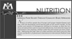 Brochures - Nutrition